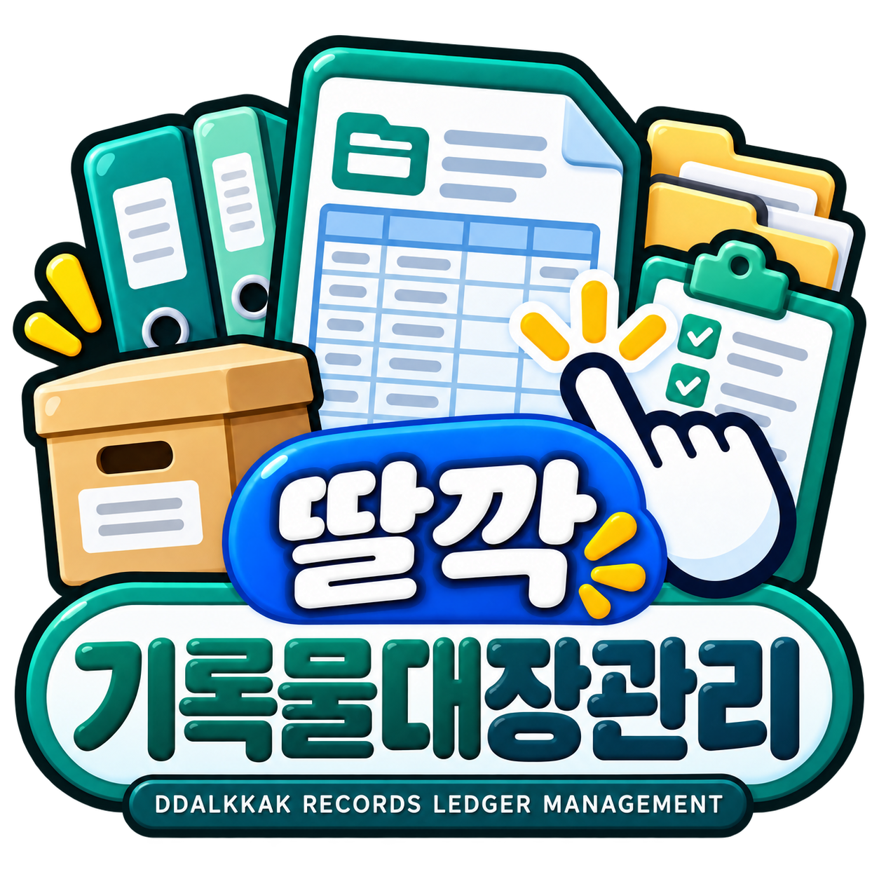 기록물대장관리 아이콘
